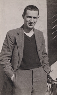 Jan Pavlíček po přechodu hranic do Jugoslávie, březen 1940