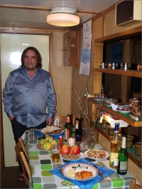 Jiří Louvar během Vánoc na lodi