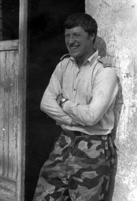 Vladislav Cée v době základní vojenské služby, letiště Žatec, 1965 až 1967