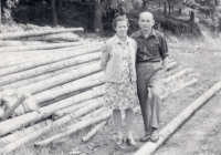 Pamětník s manželkou