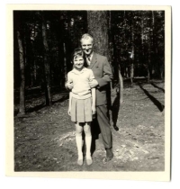 Čestmír Řezníček s dcerou Evou, 60. léta