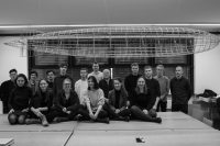 Mirko Baum se studenty a studentkami ČVUT v Praze v roce 2020