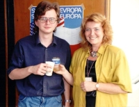 Radko Kubičko s Lídou Rakušanovou, 1994