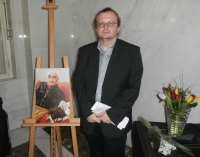 Radko Kubičko, pohřeb Milana Schulze, 2014