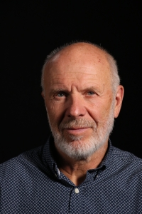 Čestmír Suška při natáčení