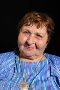 Alena Danišová během natáčení