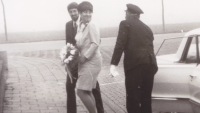 Svatba bratra Petra a švagrové Dany v Holandsku, rok 1968
