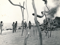 Jiří Olt (druhý zprava) v Bulharsku v roce 1982