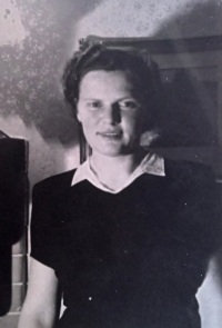 Manželka pamětníka Justýna Klímová, roz. Levá