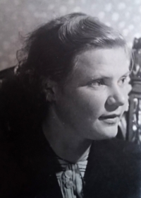 Manželka pamětníka Justýna Klímová, roz. Levá