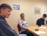 Během natáčení rozhovoru, 2024