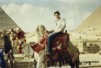 František Lysáček v Egyptě