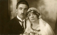 Sňatek Josefa Behenského a Anny Christelbauerové