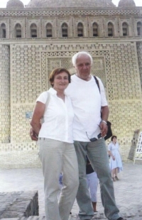 František Lysáček s manželkou