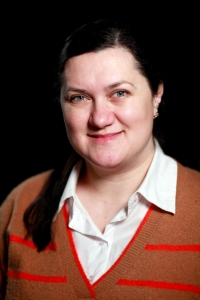 Євгенія Бардяк під час інтерв'ю, 2024 р.