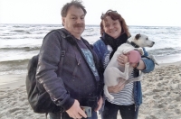 Libuše Vrtišková Hájková s druhým manželem Karlem Vrtiškou v roce 2023