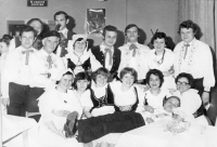 Libuše Vrtišková Hájková a baráčníci v Jablonci nad Nisou v roce 1979