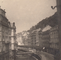 Karlovy Vary, Vřídelní ulice, 50. léta