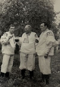 Otec Jan se syny Josefem a Františkem