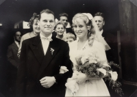 Svatba Josefa Vojtěcha a Jany Doksanské (r. 1962)