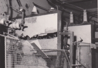 Prostřelená trafostanice na Klínovci, srpen 1968 