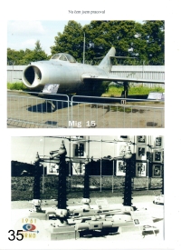 Letadla MIG, na kterých Jan Břinek pracoval, 1961