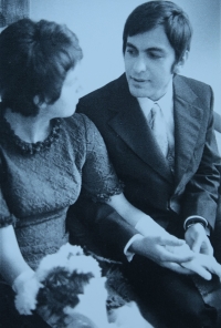 Svatba, Aleš a Zuzana Richterovi, Brno, 1972