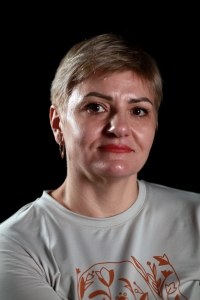 Ольга Жидкова під час інтерв'ю, 2024 р.