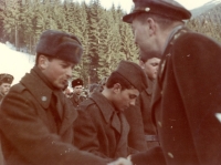 Luboš jako vítěz Armádních přeborů, Špindlerův Mlýn, 1967