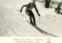 Luboš na Světovém poháru ve sjezdu, Cortina, Itálie 1969
