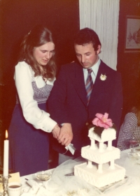 Svatba se Susanne Macek, Vancouver, 1974