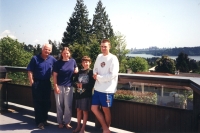 Luboš, Katrina, Michael, Mark, Vancouver, 1999