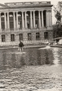 Hana Pelikánová, roz. Balášová, v Budapešti, 1976