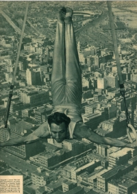 Ferdinand Daniš na kruzích před Letními olympijskými hrami v Melbourne, 1956