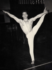 Pamětník během prostných, 50. léta