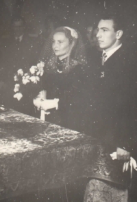 Svatba Aleny Chadimové a Ferdinanda Daniše, 1954