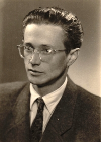 Manžel Květoslavy Čechové Jaromír Čech, zřejmě 50. léta 20. století