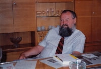 Starosta Nepomuku Josef Michek na radnici