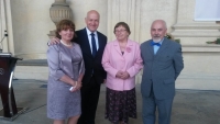 Setkání se senátorem Pavlem Fischerem a jeho manželkou Klárou, 2015