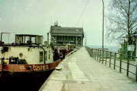 ČSPLO, loď MN5322, na které uvízli v Polsku, Štětín, 1980 