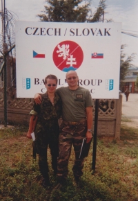 2002: Zdeňka Markovičová v Kosovu