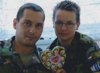 Zdeňka Markovičová na misi v Kosovu