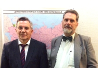 S N. Rožděstvenským ve společnosti Memorial, Sankt-Petěrburg, 2014