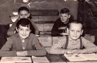 Jiří Rožek v první třídě, Horní Jelení 1962