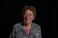 Margit Janatová při natáčení pro Paměť národa v roce 2025