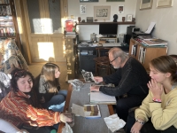 Vladimír Kouřil během natáčení pro projekt Příběhy našich sousedů, leden 2025