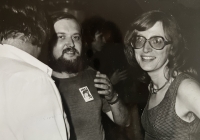 Vladimír Kouřil s manželkou, 70. léta