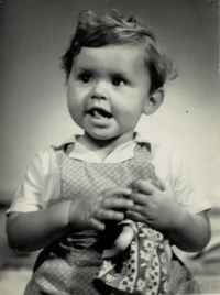 Jana Hochová v dětství, 1956