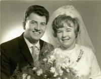 Svatba Marie Kábelové, rok 1964