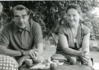 80. roky, Pavol Strauss s herečkou Evou Hlaváčovou